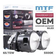 Светодиодные модули би-линзы MTF MaxBeam 2.0 OEM для авто купить в Топ-Тюнинг, в наличии, цена
